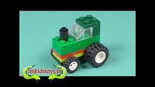 [KitchenToyTV]Lego Tractor Building Instructions - Lego Classic 10708 