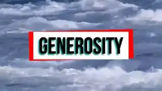 Generosity (What Islam says on the topic)