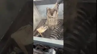 Wood log shredder machine factory