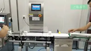 Small box package high speed check weighing macine checkweigher