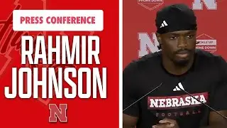 Nebraska Football RB Rahmir Johnson UTEP post game comments I Nebraska Huskers I GBR