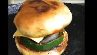 Homemade Veg Burger #Foodie #Cooking #Vegan #bonapetit 