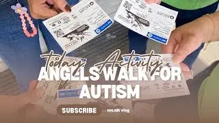 Angels walk for autism