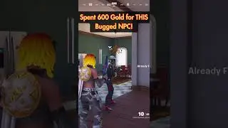 Spent 600 Gold for THIS Bugged NPC!