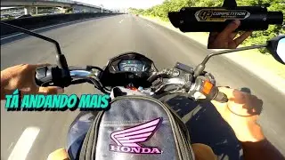 TESTEI O ESCAPE GP COMPETITION NA BR * MOTO FICOU MAIS FORTE 🔥