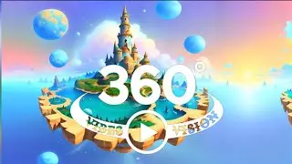 360&deg;Surreal Floating Islands