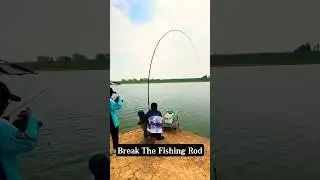 Break The Fishing Rod | #FishingFail #RodBreak #FishingLife #EpicFishingMoment #FishingAdventure