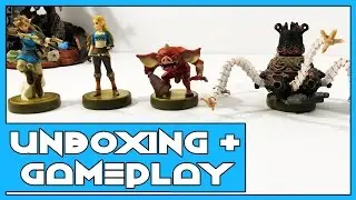 All Zelda BoTW Amiibo figures (UNBOXING+GAMEPLAY)