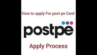 How to apply for Post pe card #postpe