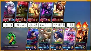 MARTIS ROLE JUNGLER... KITA MABAR FULL SQUAD.. 🔥🔥 #mobilelegends #martisbuild