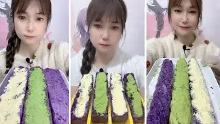 Asmr | Combo Powdered + Violet Ice Bits Eating Sounds [Solo: seem] Compilation#3🌸
