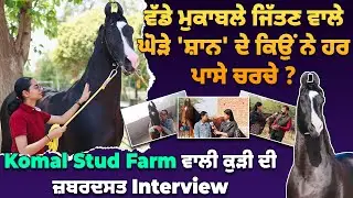 ਵੱਡੇ ਮੁਕਾਬਲੇ ਜਿੱਤਣ ਵਾਲੇ ਘੋੜੇ 'ਸ਼ਾਨ' ਦੇ ਕਿਉਂ ਨੇ ਹਰ ਪਾਸੇ ਚਰਚੇ ? Stud Farm ਵਾਲੀ ਕੁੜੀ ਦੀ ਜ਼ਬਰਦਸਤ Interview