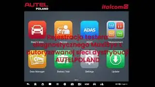 Rejestracja testera diagnostycznego z dystrybucji AUTELPOLAND