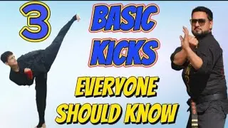 3 Basic Kicks Tutorial | Everyone should Know #ytlongvideos
