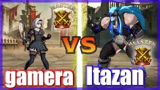 [GBVS] Hituzi / gamera (Djeeta) vs Itazan (Ladiva) 60fps Master