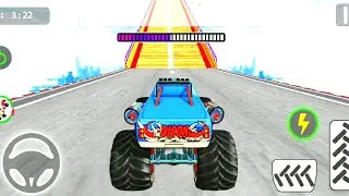 Monster Truck Stunt High Speed Racing - Impossible Tracks #2 | Monster Truck Drive Game - Games 3D