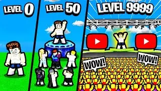 MOST FAMOUS YOUTUBE STAR UNLOCKED? - Roblox Youtube Simulator X