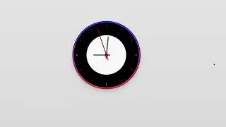 Clock using HTML CSS & JS!