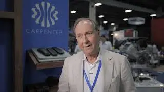Carpenter's Senior Vice President, Michael Faus, speaks to the Foam Expo team