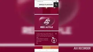 Jelly belly jelly bean:red apple(레드애플맛)