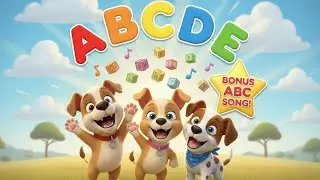 A&ndash;E Alphabet Songs + BONUS ABC Song | Learn Letters with Puppies 🐶🎵