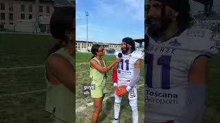 Eystim Salum's post game interview, after week 14 with the ​⁠Guelfi Firenze🎤:20andsomechange_ on IG