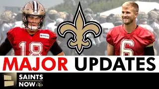Saints Fans Get MAJOR Update Around QB Competition Ft. Tyler Shough, Spencer Rattler, Kellen Moore