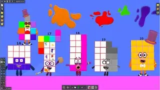 Algodoo Physics: Numberblock Tower COLLAPSE! ASMR Destruction Challenge
