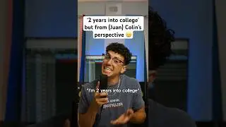 &lsquo;2 years into college&rsquo; (Juan) Colin&rsquo;s perspective