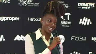 Little Simz Interview with Tiffany Calver at the AIM Independent Music Awards 2020