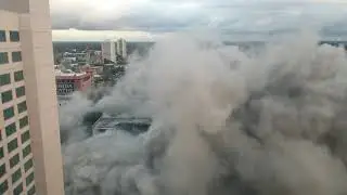 Building implosion