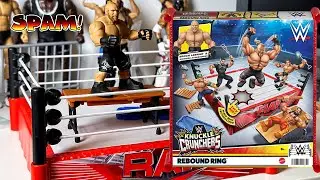 REVIEW: 2024 WWE Mattel Knuckle Crunchers Rebound Ring [With Brock Lesnar]
