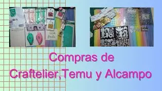 Haul de compras en Craftelier, Temu y Alcampo #craftelier #temu #colaboración