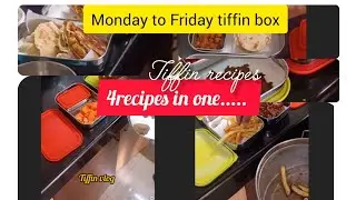 Monday to Friday tiffin box #video #viral #viralvideos #tiffinbox #kidstiffin