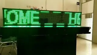 Running Text 100x20 WiFi GREEN INDOOR Hijau