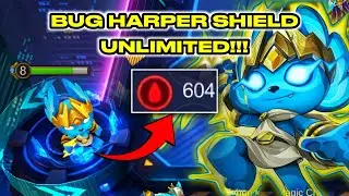WAJIB COBA SEBELUM DI FIX!!! | HARPER UNLIMITED SHEALD | BUG HARPER TERBARU | MAGIC CHESS MLBB