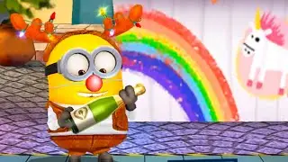 Reindeer Minion Visits Lucha De Mayo Special Mission !