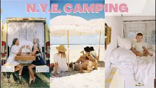 Our first mini van life adventure // NYE camping