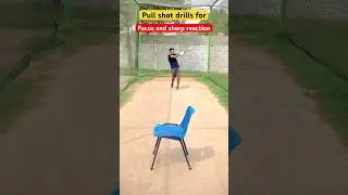 batting focus and reaction time drills | improve batting focus | #shorts #short #viralvideo #cricket