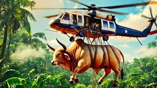 Air Cattle Transport: Farmers Raising Millions from Above #agritech