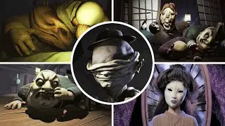Little Nightmares All Bosses & Ending with First Person Mod