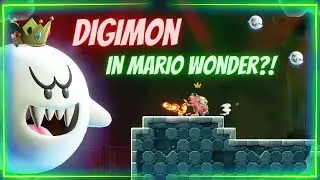 DIGIMON Take Over Mario Wonder!!!