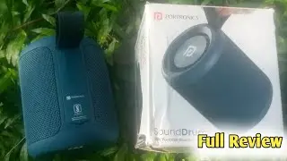 Portronics SoundDrum P 20W Portable Bluetooth Speaker unboxing