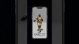 How to animate a character with AI and AR.