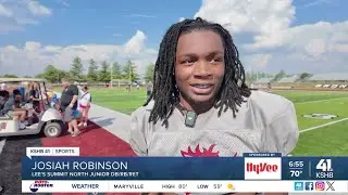 Hy-Vee Athlete of the Week | Lee's Summit North all-around star Josiah Robinson