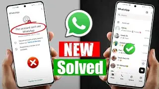 Ban Whatsapp New Solution 2026 (100% Working) ✅ || This account can't use Whatsapp Problem New 2026