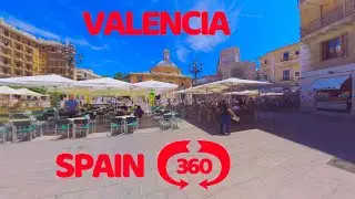 Valencia, Spain VR 360 travel video. Валенсия, Испания.