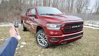 2023 Ram Laramie 1500 Crew Cab 4X4: Start Up, Walkaround, POV, Test Drive and Review