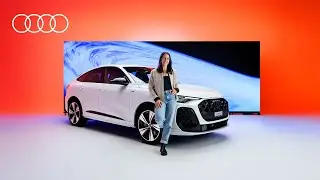 Wendy Holdener und der Audi Q5 e-hybrid: Im Moment der Kraft