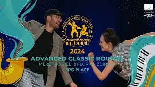 3rd place: Meret R&ouml;theli & Florian Zbinden - ADVANCED CLASSIC ROUTINE - ILHC EUROPE 2024